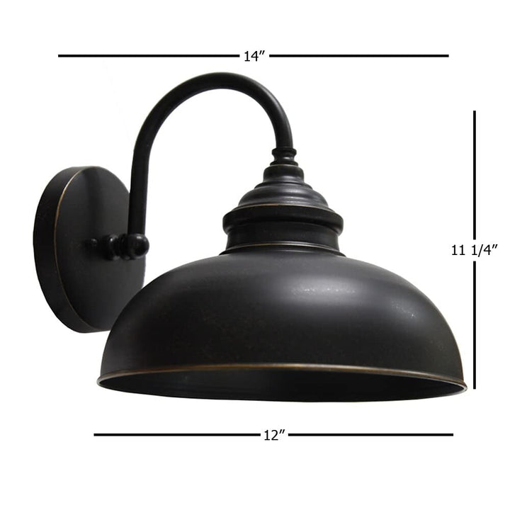 Light Outdoor Wall Mounted Lighting in Oil Rubbed Bronze Finish Traditional - Diamond Home USA