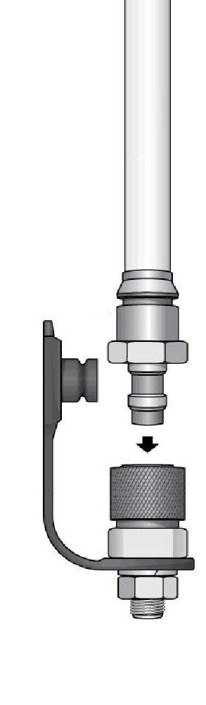 Checkers Industrial Safety Products FS6X-QD-O Flagstaff FS6 Safety Flag with - Diamond Home USA