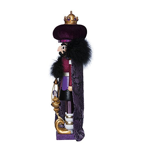 Kurt S. Adler Kurt Adler Hollywood King 18-Inch Purple Nutcracker - Diamond Home USA