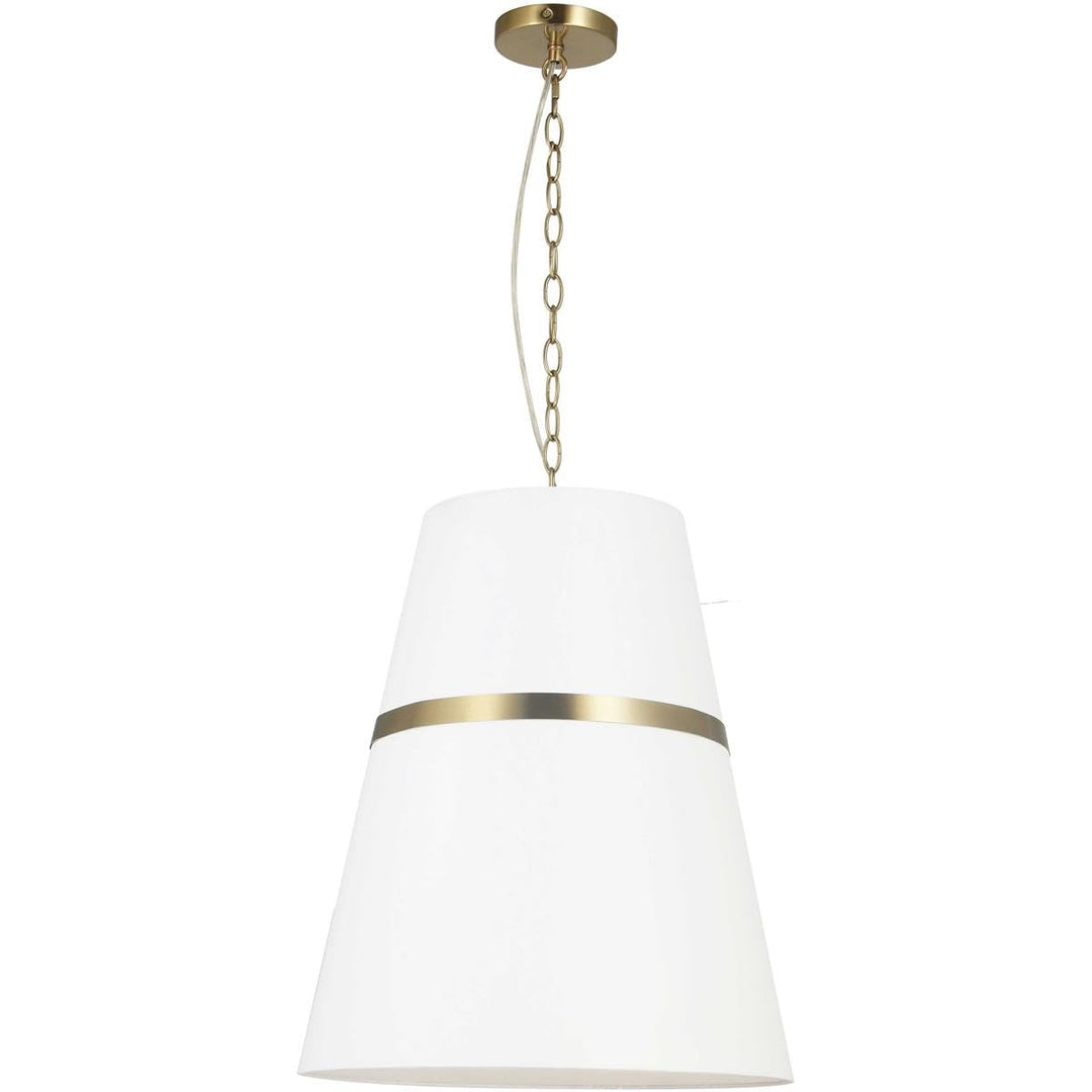 Dainolite SYM-183P-AGB-WH3 Light White Pendant