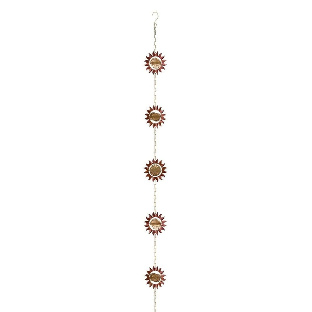 Rain Chain Sun Brown - Diamond Home USA
