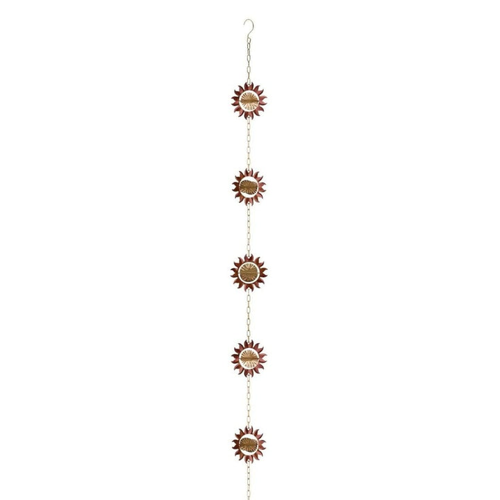 Rain Chain Sun Brown - Diamond Home USA
