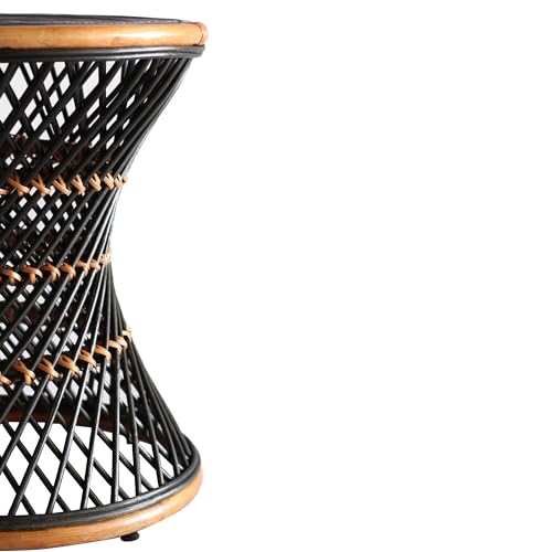 Kirby Rattan Round Stool