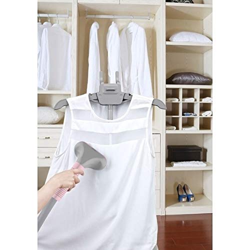 Performance Garment Steamer With 360 Swivel Hanger Pink Metal - Diamond Home USA