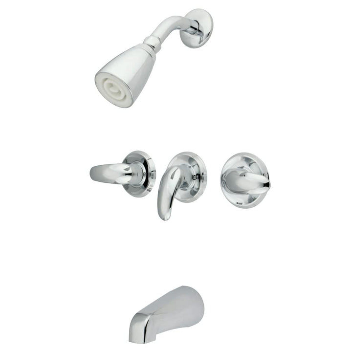 Kingston Brass KB6231LL Legacy Tub and Shower Faucet Polished Chrome 5-Inch