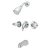 Kingston Brass KB6231LL Legacy Tub and Shower Faucet Polished Chrome 5-Inch