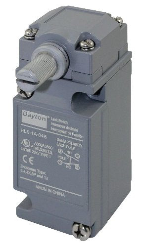 Dayton 12T896 Limit Switch SPDT CW and CCW Rotary Head