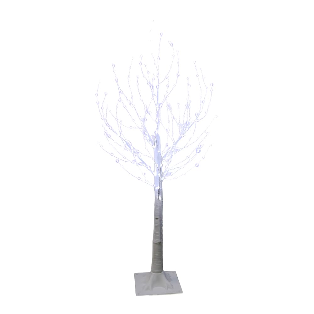 Kurt S. Adler Winter White Twig 300-Light Cool Fairy LED Tree 3-Foot - Diamond Home USA