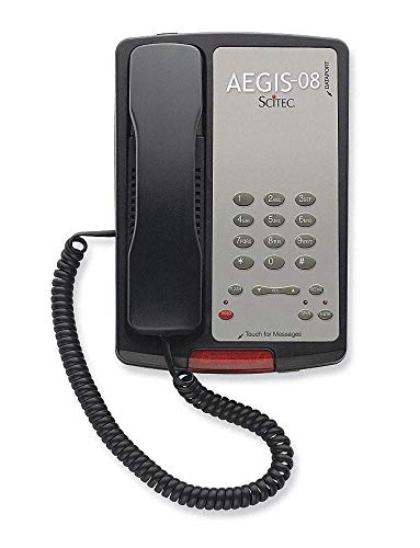 Cetis Hospitality Speakerphone Black Voicemail Message Indicator Black