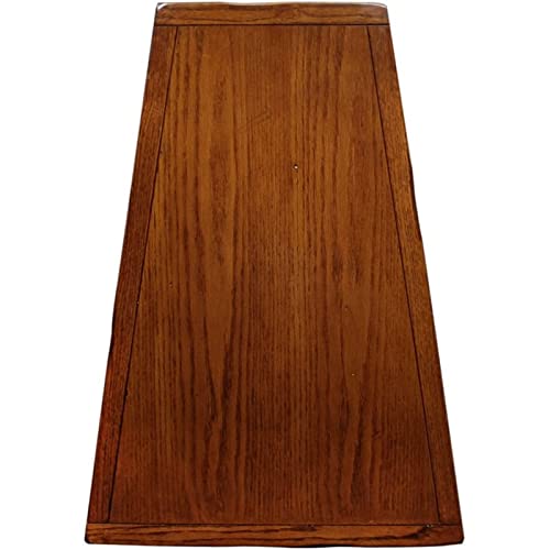 BOWERY HILL Recliner Wedge End Table in Rustic Oak - Diamond Home USA