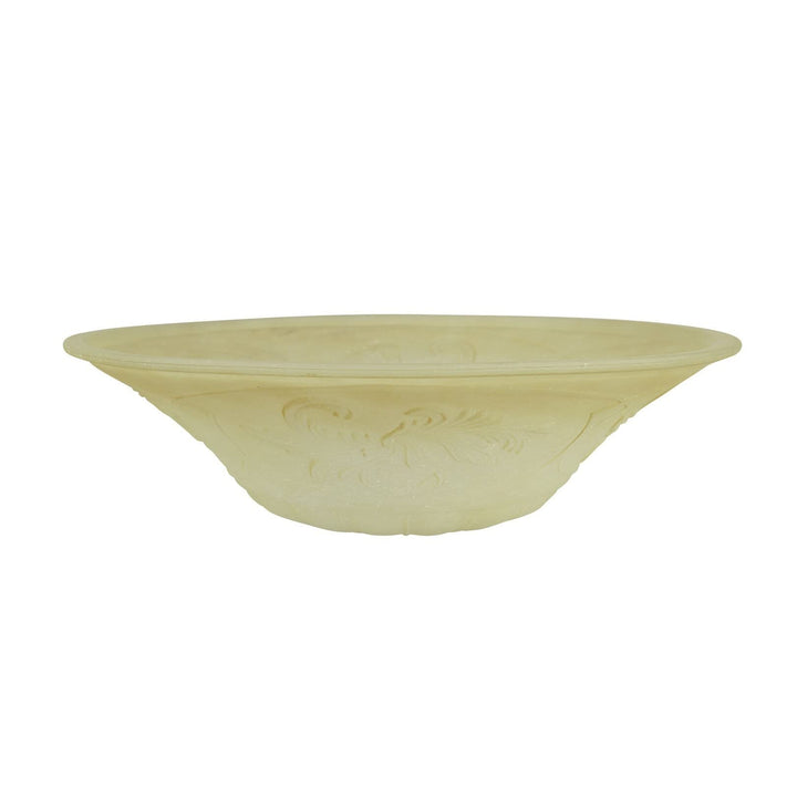 Amber Replacement Glass Shade 4-1/2" High X 15-5/8" Diameter Yellow Transitional - Diamond Home USA