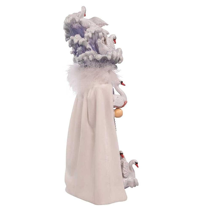 18-inch Hollywood 7 Swans Swimming Nutcracker Blue - Diamond Home USA