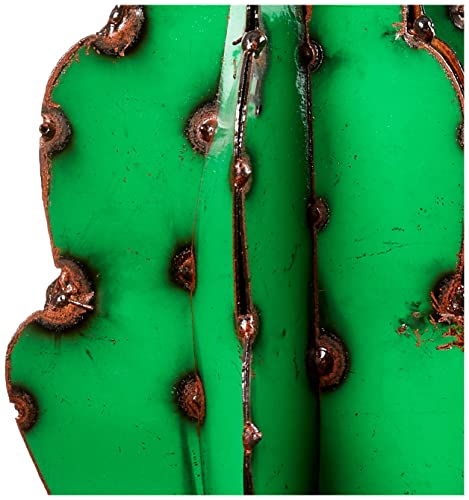 Rustic Arrow Cactus in Pot w/Flower Garden Art Multicolor - Diamond Home USA