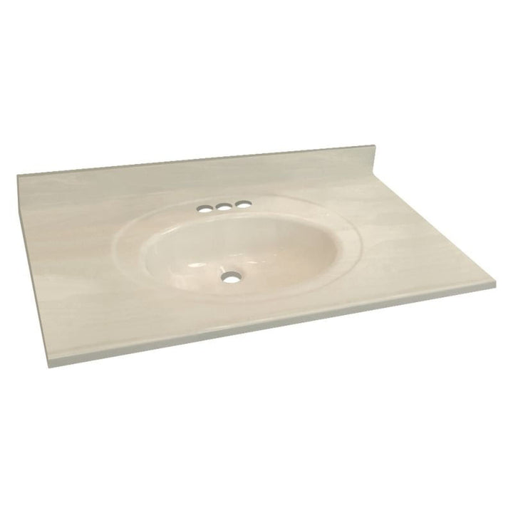 Translid 1409-7622 31-in x 22-in Cultured Marble Bathrm Vanity