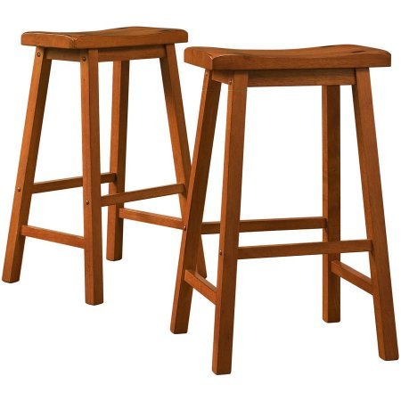 Bar tool / Counter tool Ashby Bar tools 29'' 5302A29(3A)[2PC] in Oak Finish - Diamond Home USA