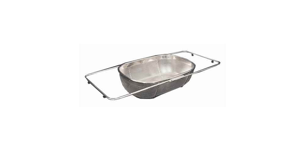 Whitehaus WHNEXC01 Over the sink extendable colander/strainer - Stainless Steel - Diamond Home USA