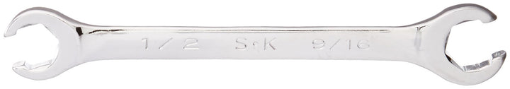 SK Tools USA 1/2" X 9/16" 6 Point Regular SuperKrome® Double Open End