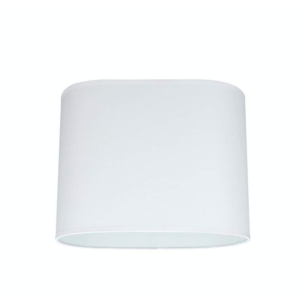 Oval Hardback Shaped Spider Construction Lamp Shade In Off/White (8" + 13 - Diamond Home USA