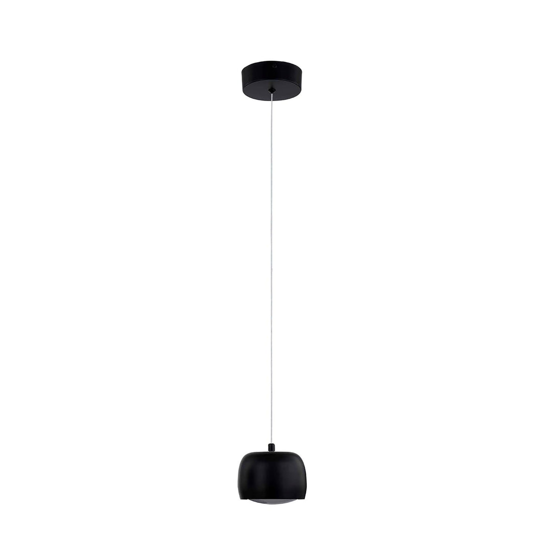 Group Led 1-light Mini-pendant Matte Black Finish Metal Dimmable - Diamond Home USA