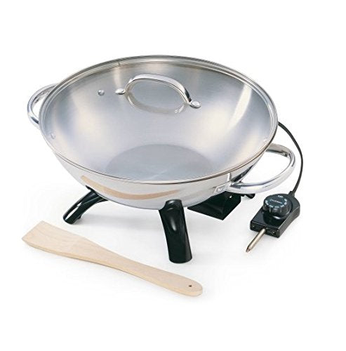 Presto Stainless Steel Electric Wok 05900 - Diamond Home USA