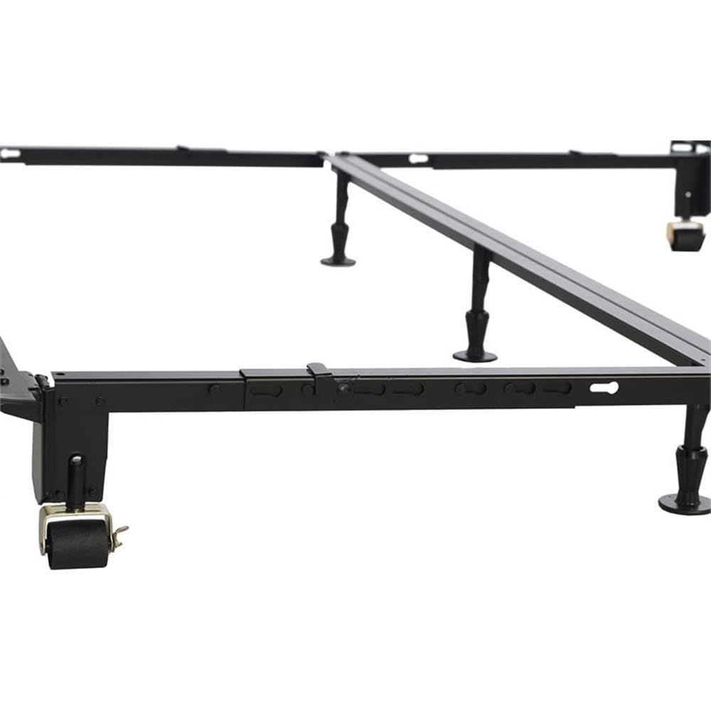 Mega Multi-Fit Bed Frame Twin/Full/Queen/King/Cal. King Heavy Duty in Coffee - Diamond Home USA