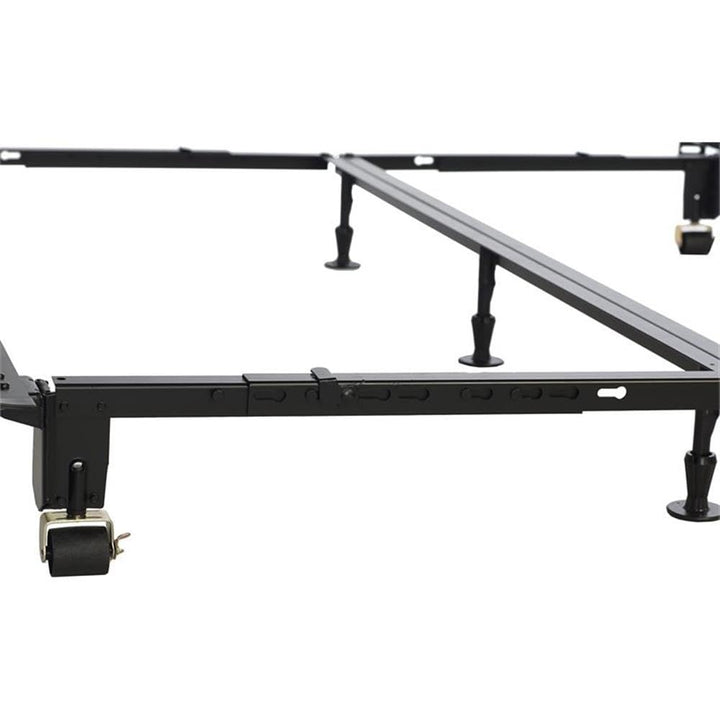 Mega Multi-Fit Bed Frame Twin/Full/Queen/King/Cal. King Heavy Duty in Coffee - Diamond Home USA