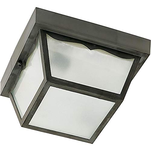 Nuvo One Light Outdoor Carport Flush Mount-8.25 Inches Wide by 4.75 Inches - Diamond Home USA