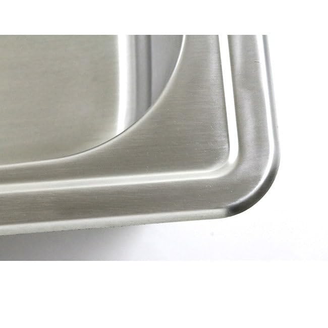 Contempo Living Inc 33-Inch x 22-Inch Stainless Steel 18-gauge Double Bowl 60/40 - Diamond Home USA