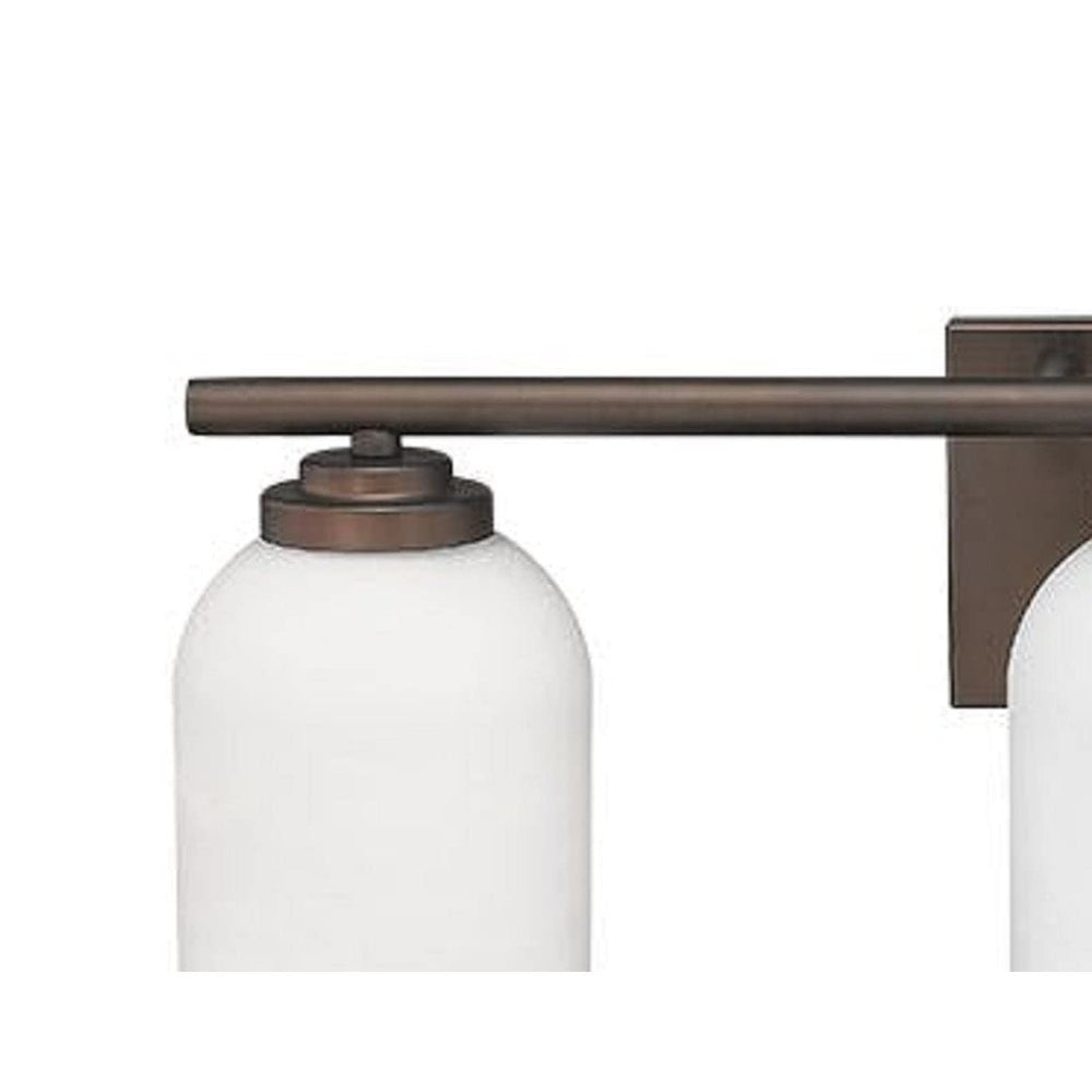 3-light Updated Modern Bronze Bathroom Vanity Light Fixture Brown Industrial - Diamond Home USA