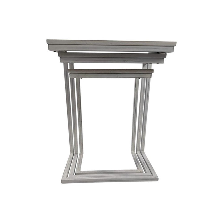 Carolina Classic Addison Nesting Table Set in Whitewash - Diamond Home USA