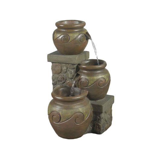 Jeco Venice Multi Pot Outdoor Indoor Fountain - Diamond Home USA