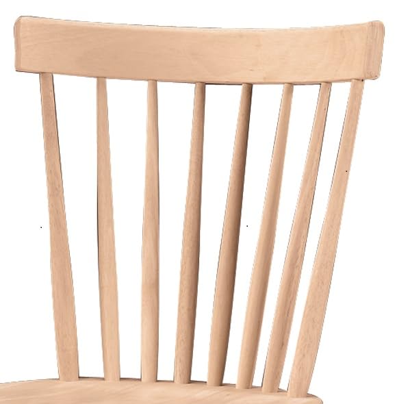 International Concepts Copenhagen Chair Unfinished - Diamond Home USA