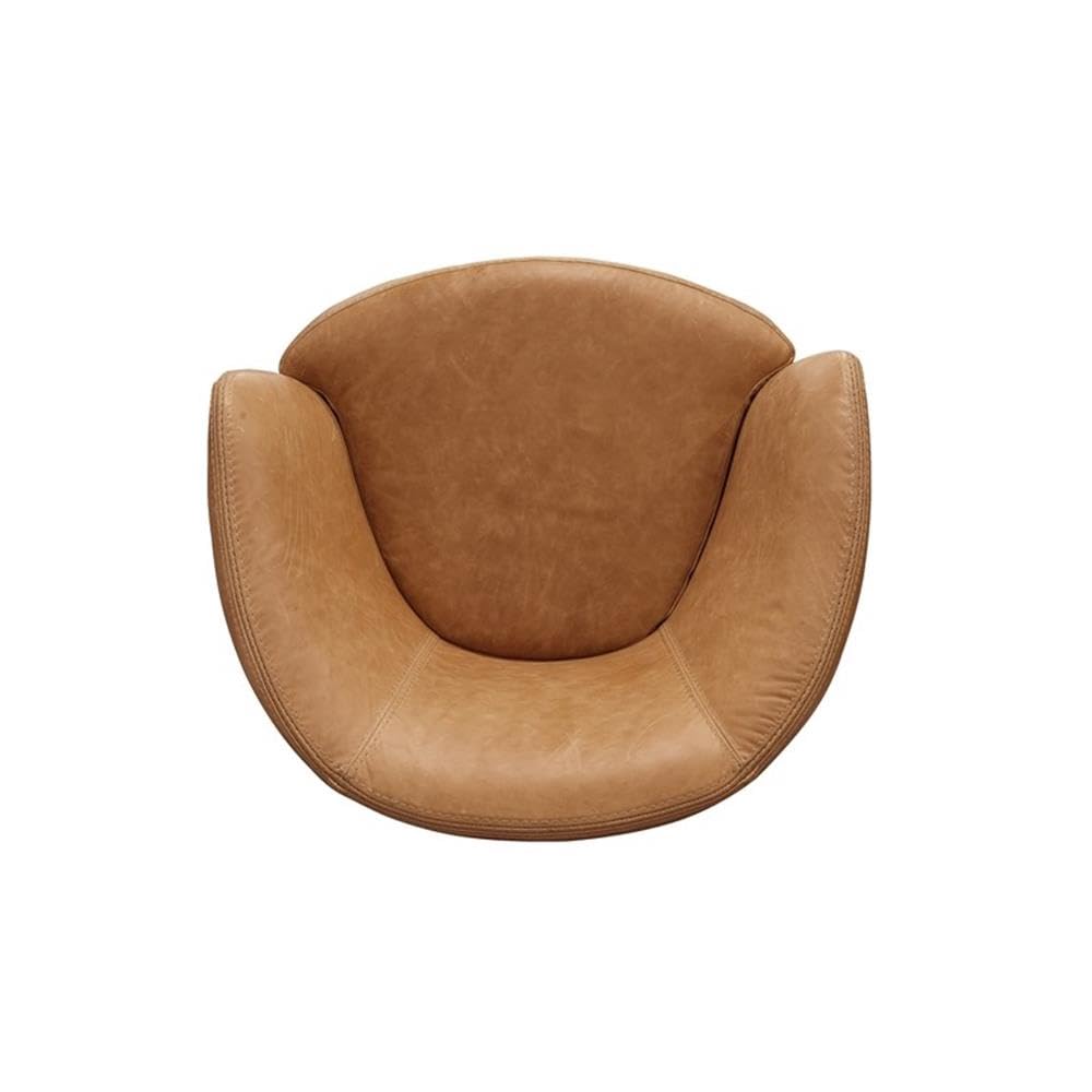 Parker Living Barolo - Vintage Saddle All Italian Leather Swivel Club Chair - Diamond Home USA