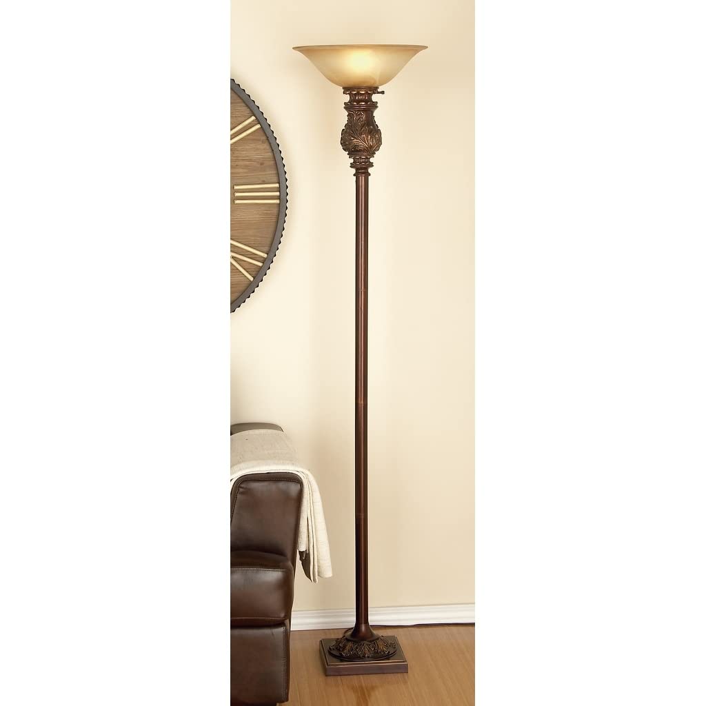Brown Iron Traditional Floor Lamp 70 X 15 17 Modern Contemporary Bronze