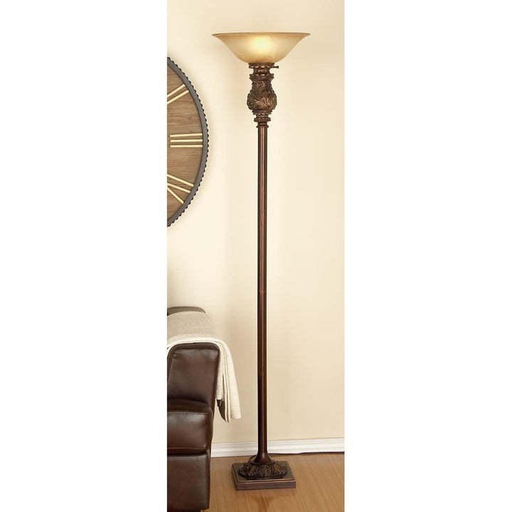 Brown Iron Traditional Floor Lamp 70 X 15 17 Modern Contemporary Bronze