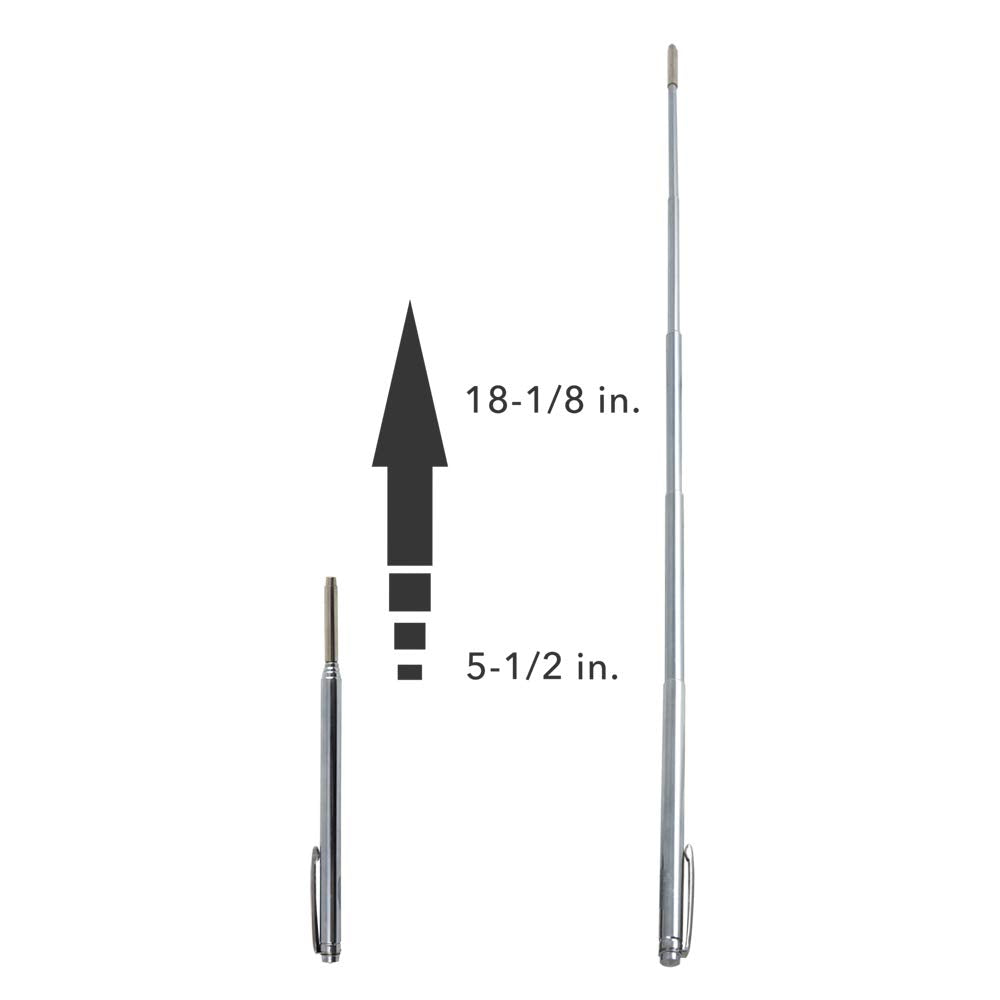 Ullman Devices No. 10T Pocket Telescopic Magnetic Pick-Up Tool 5-9/16" to - Diamond Home USA