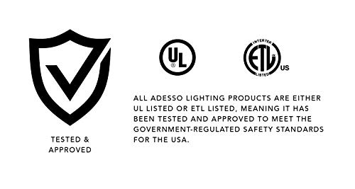 Adesso 5178-22 Fiona Floor Lamp 62 in. 100W Brushed Steel Finish 1 Modern Lamp - Diamond Home USA