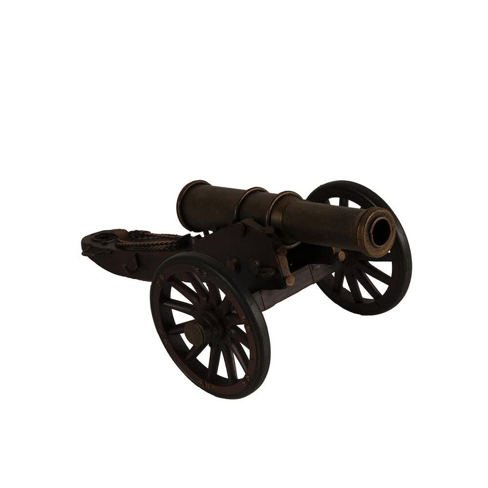 American Civil War Artillery Sculpture Multi Color Metal - Diamond Home USA