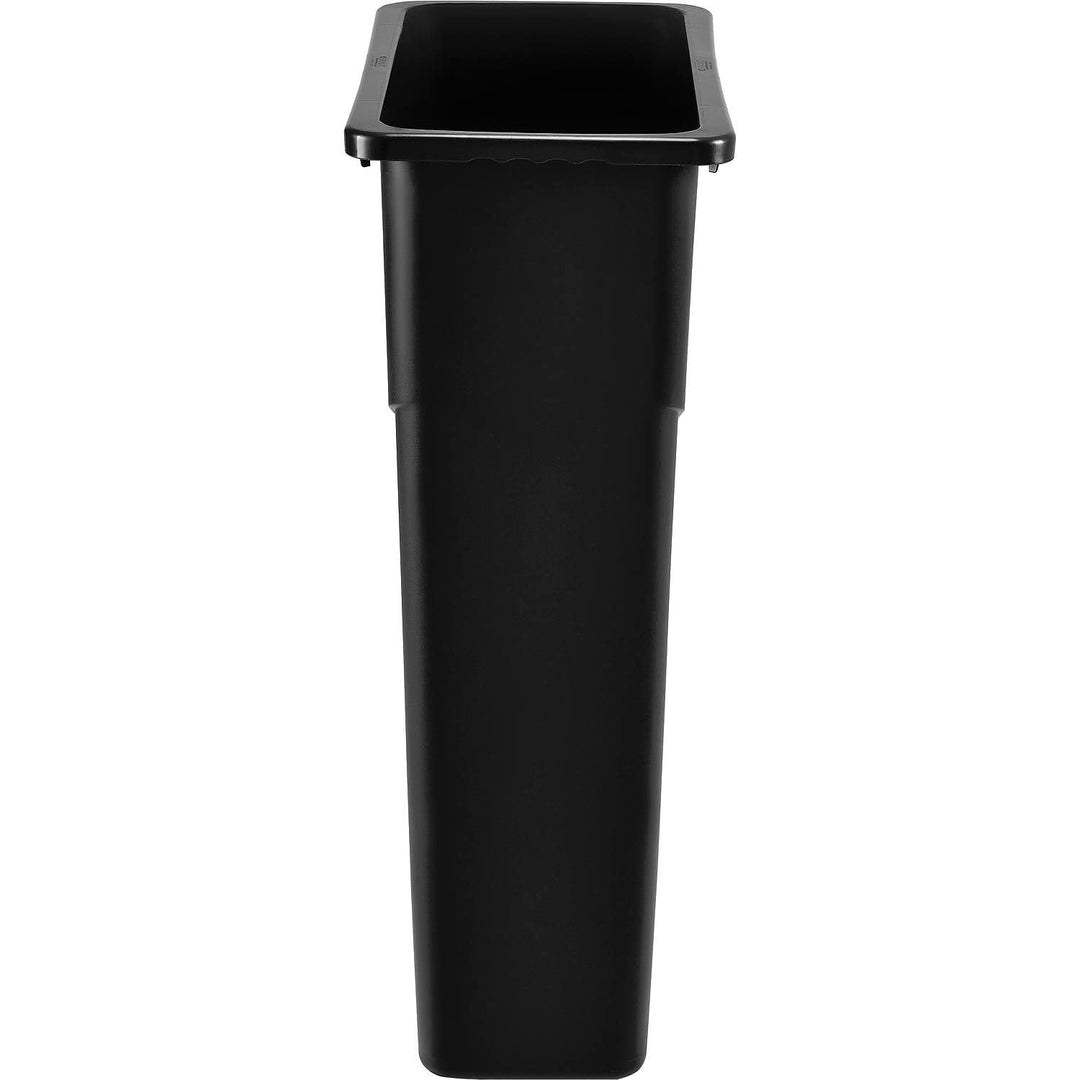 Global Industrial Slim Trash Container 23 Gallon Black - Diamond Home USA