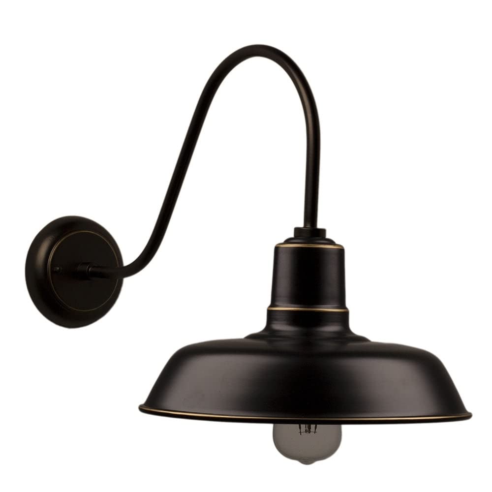 1 Light Exterior Wall Lighting Imperial Black Finish Traditional Metal - Diamond Home USA