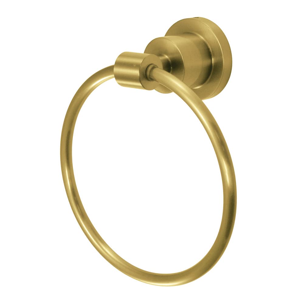Kingston Brass BA8214BB Concord -Towel Ring Brushed Brass 6.13 x 3.31 x 7.06
