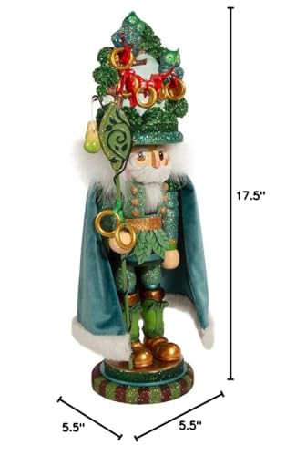 17.5-inch Hollywood Five Golden Rings Nutcracker Multi Color - Diamond Home USA