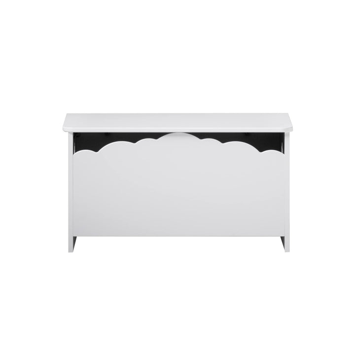 Cloud-Shaped Children's Storage Chest White Modern Contemporary Transitional