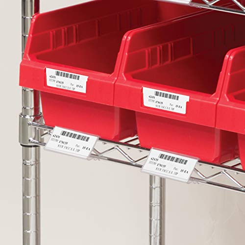 Akro-Mils 29306 Angle-Vu Snap-On Clear Protective Plastic Adjustable Label - Diamond Home USA