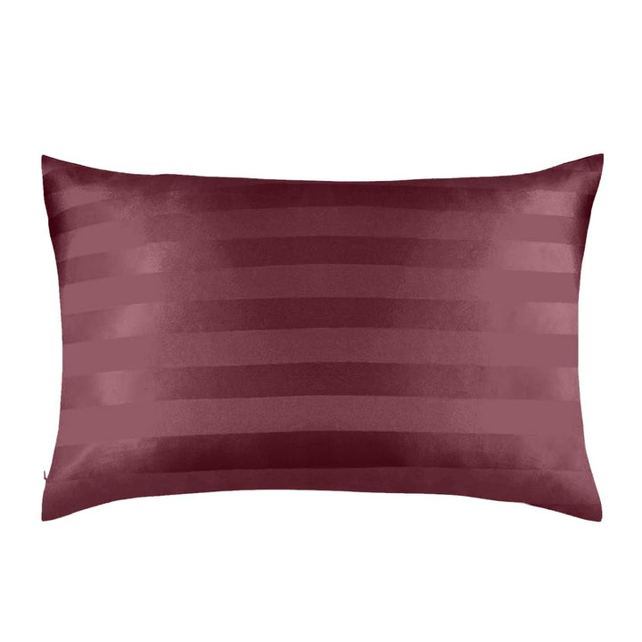 MYK Pure Natural Mulberry Silk Pillowcase 19 Momme with Both Sides Silk for Hair Red - Standard