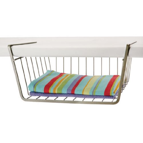 Organized Living Under-Shelf Basket - Nickel - Diamond Home USA