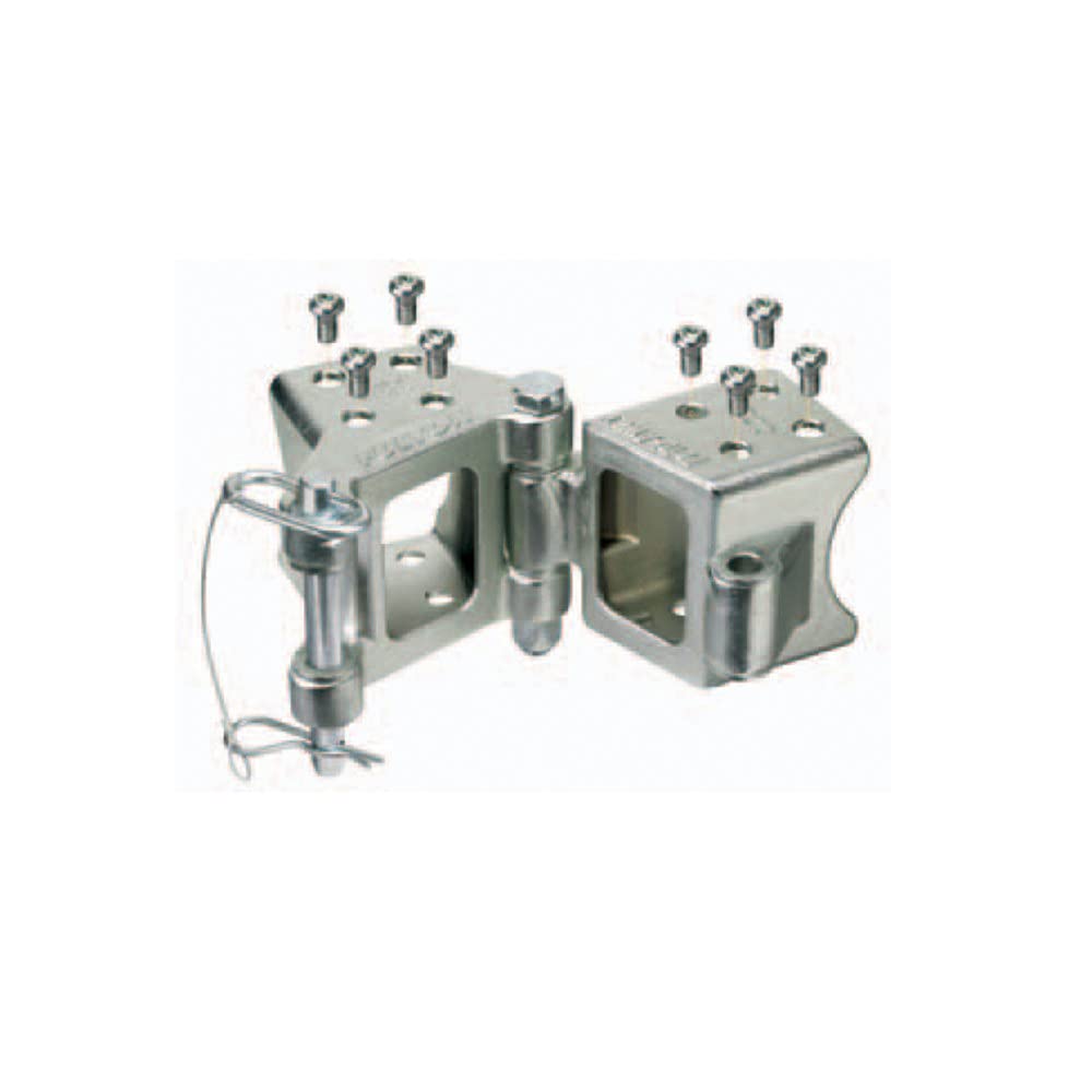 Fulton HDPB230101 Bolt On Folding Trailer Tongue Swing Away Hinge Kit for 2 Inch