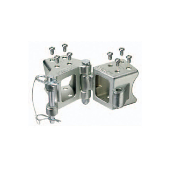 Fulton HDPB230101 Bolt On Folding Trailer Tongue Swing Away Hinge Kit for 2 Inch