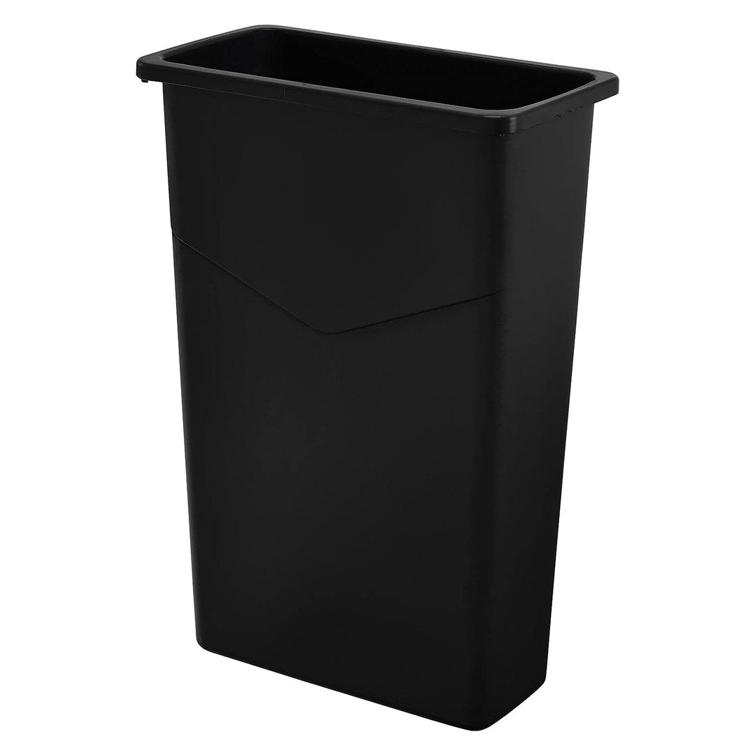 Global Industrial Slim Trash Container 23 Gallon Black
