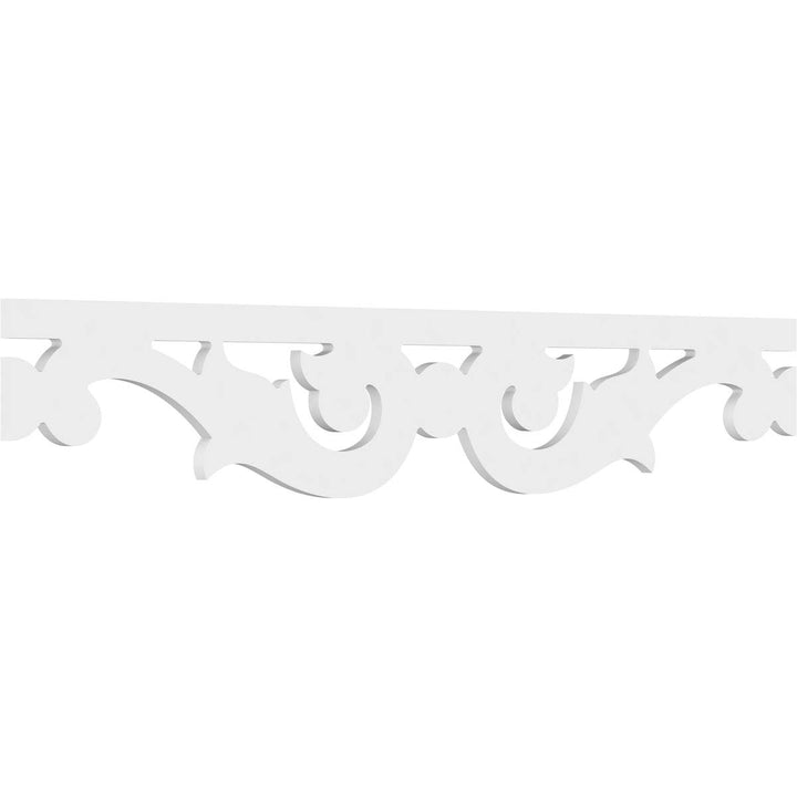 Ekena Millwork RUNP08X0625X48GRC Garcia Architectural Grade PVC Running Trim 8"H 8"H x 5/8"P x 48"L